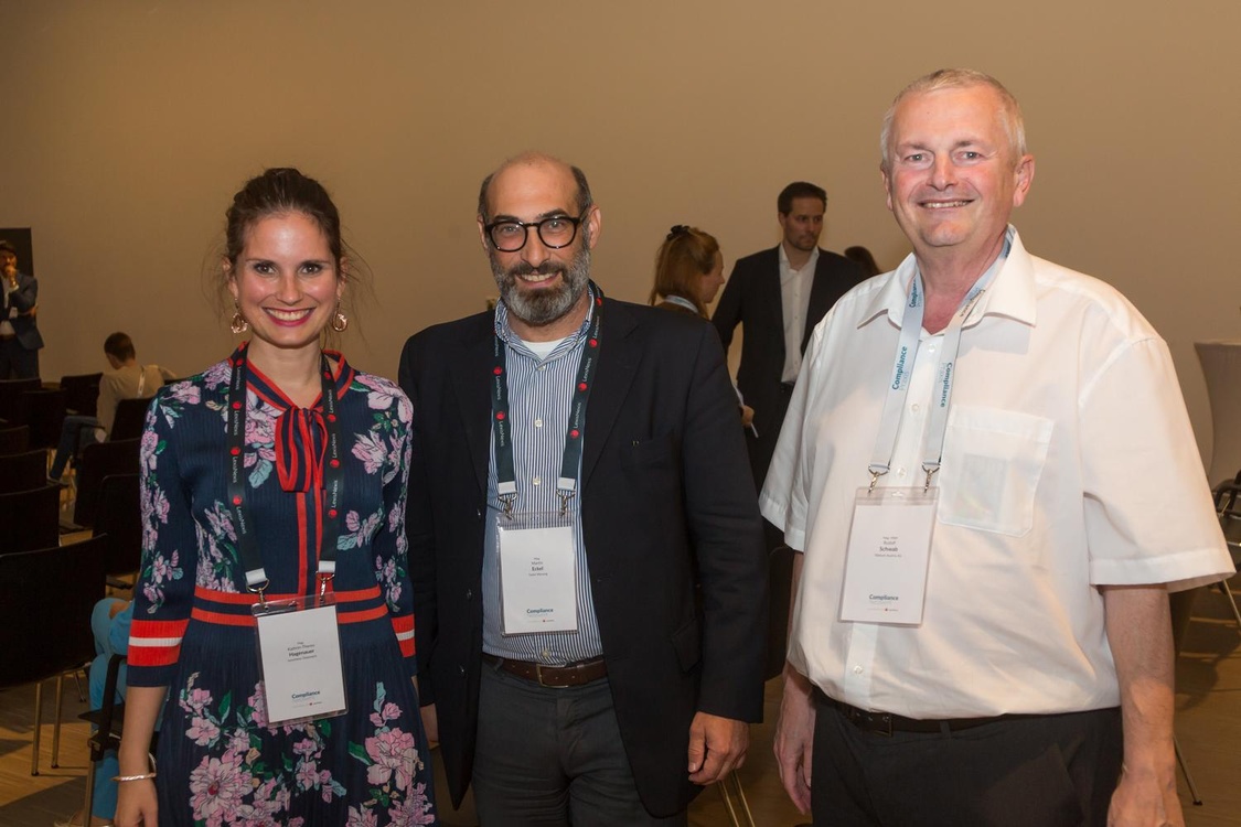 Kathrin-Theres Hagenauer (LexisNexis), Martin Eckel (Taylor Wessing), Rudolf Schwab (AI), © Leadersnet / D. Mikkelsen