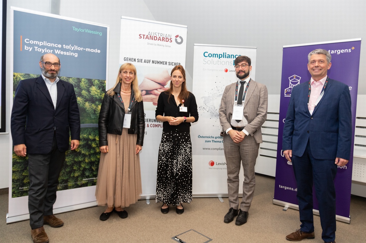 V.l.n.r.: Martin Eckel, Angelika Zoder, Eva-Maria Steininger, Maximilian Scheucher, Matthias Dennig, © Leadersnet / C. Stowasser