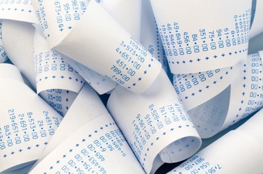 © © Gina Sanders - Fotolia_580px Rechnung Papierrolle Zahlen, © © Gina Sanders - Fotolia_580px