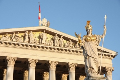 Parlament Österreich Pallas Athene, © © Vladimir Mucibabic - Fotolia.com