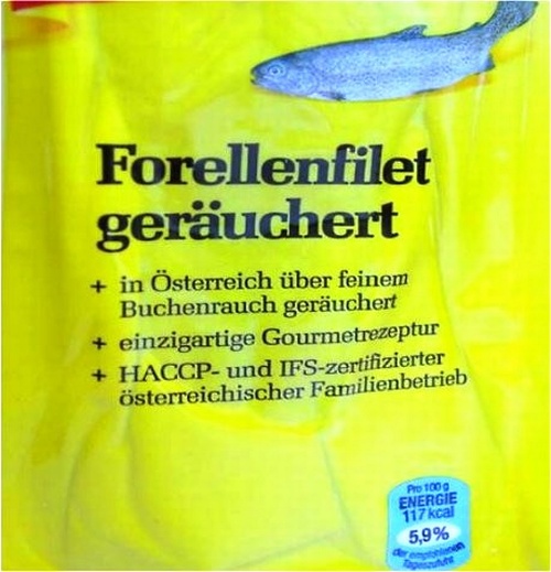 Billa Forellenfilet, © Rewe