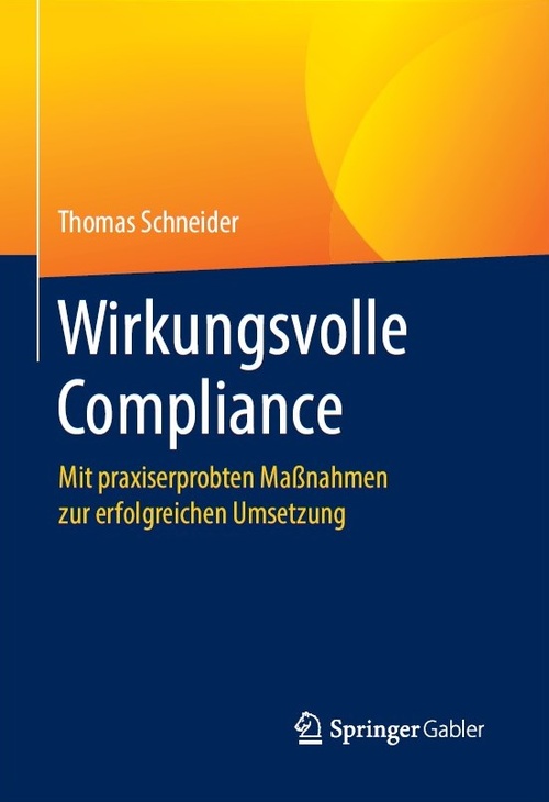 Cover: Wirkungsvolle Compliance, © SpringerGabler