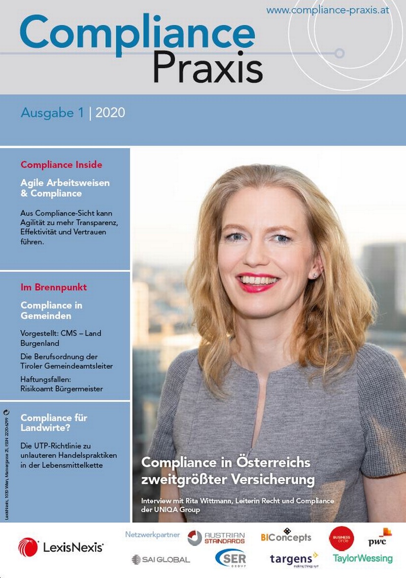 Cover von Compliance Praxis Ausgabe 2/2014, © LexisNexis